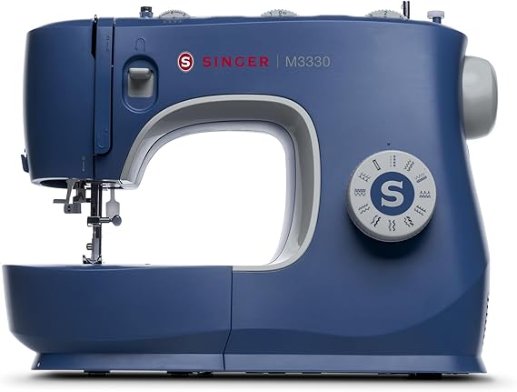 SINGER M3330 Navy Blue Sewing Machine with Accessories, beginner-friendly