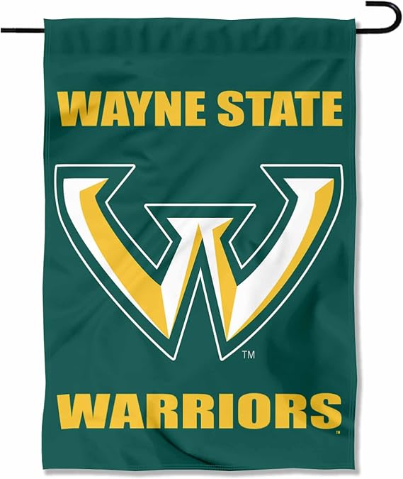 Wayne State Warriors Garden Flag