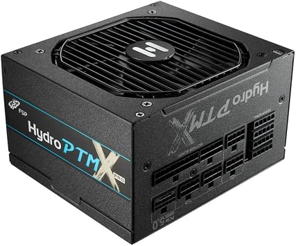 FSP Hydro PTM X PRO 1200W Power Supply, 80 Plus Platinum, Full Modular, ATX 3.0 PCIe 5.0 Ready w/12VHPWR (HPT3-1200M-GEN5)