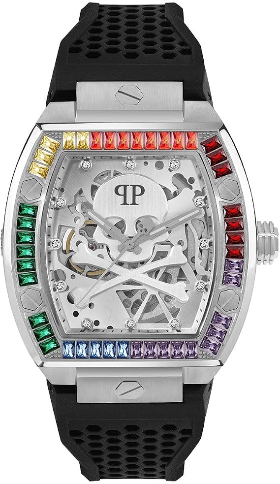 Philipp Plein Herren Uhr Analog Automatik $KELETON