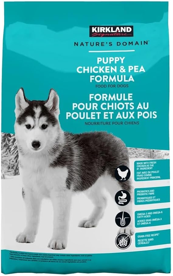 Kirkland Signature Nature's Domain Puppy Formula Chicken & Pea Dog Food 20 lb.
