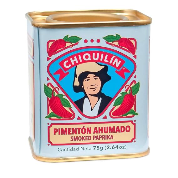 Chiquilin Smoked Paprika, Spanish Pimenton Ahumado, Oak-Smoked, 2.64 oz Tin