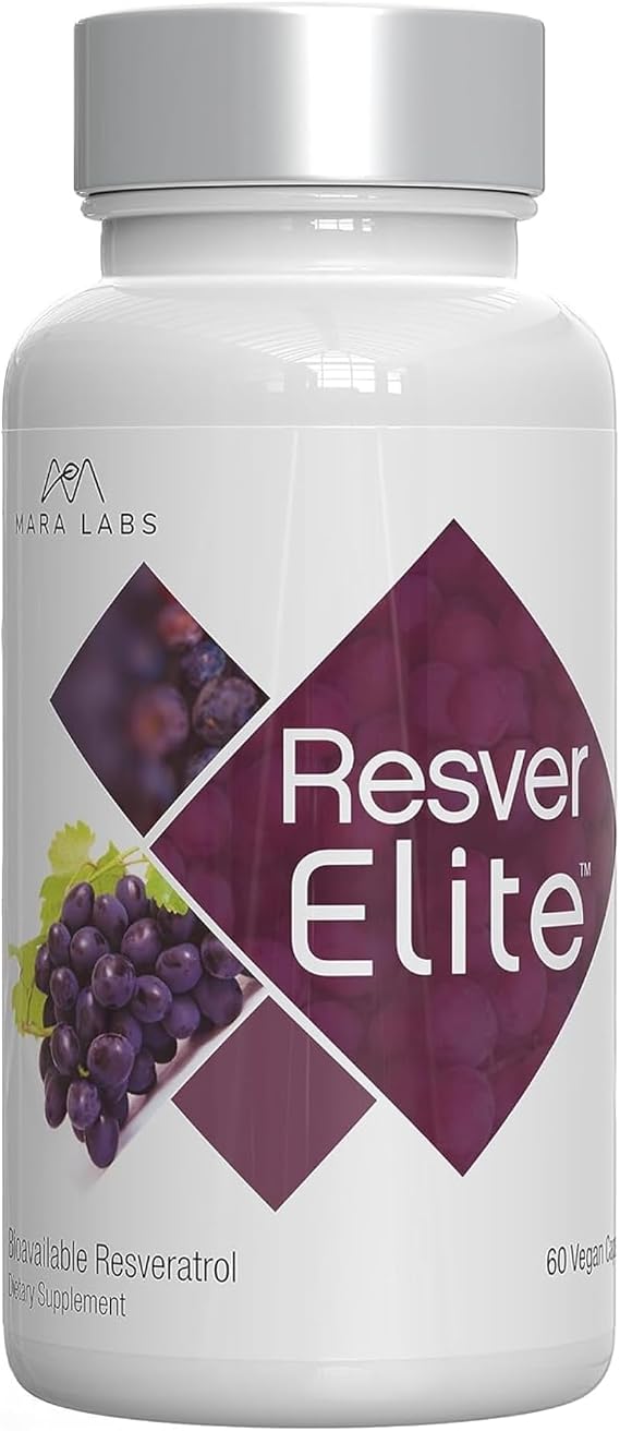 BrocElite Mara Labs ResverElite Bioavailable Resveratrol | 60 Capsules