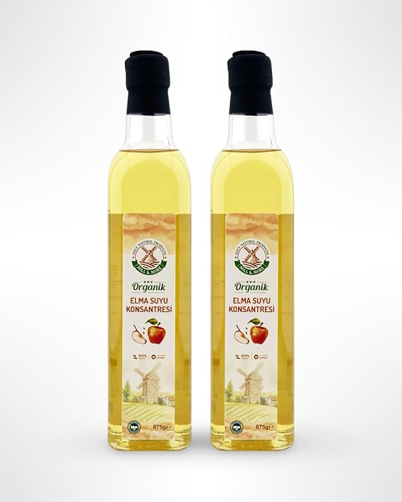 Mill & More 2'li Organik Elma Suyu Konsantresi 675 g +6 Ay