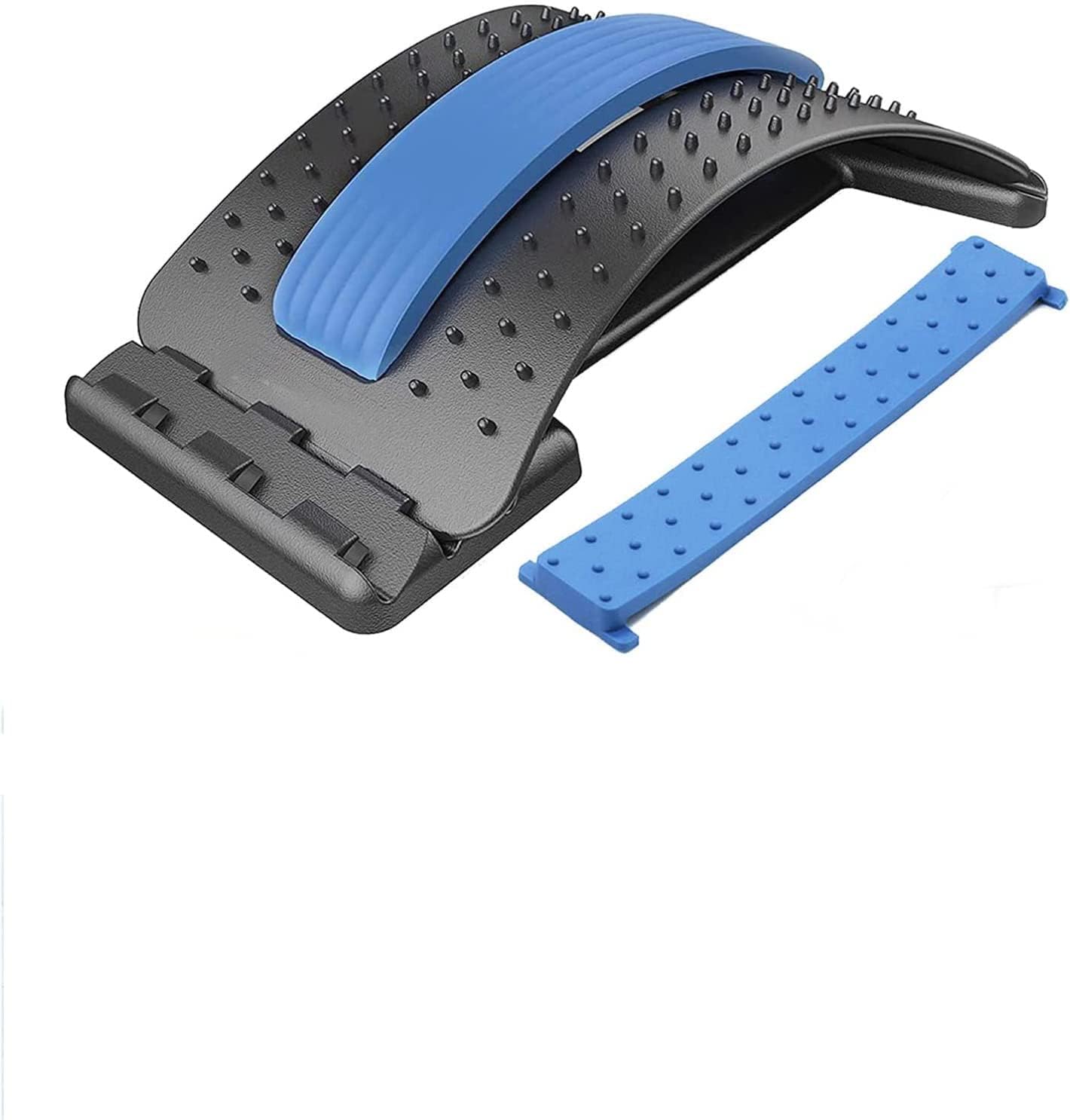 Back Stretcher, Lumbar Back Cracker Board Pain Relief Device, Multi-Level Lumbar Back Massager, Pain Relief for Herniated Disc, Sciatica, Scoliosis, Lower and Upper Lumbar Support Stretcher