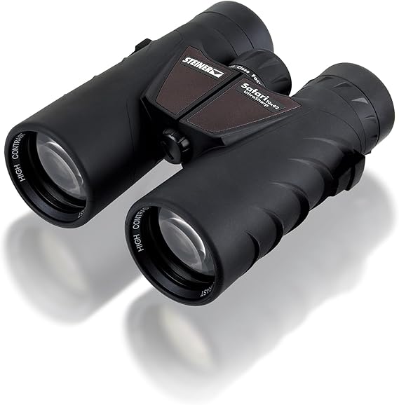 STEINER binoculars Safari UltraSharp 10x42 - German quality optics, bright, high-contrast, robust, ideal for travel, hiking, sports and nature observation
