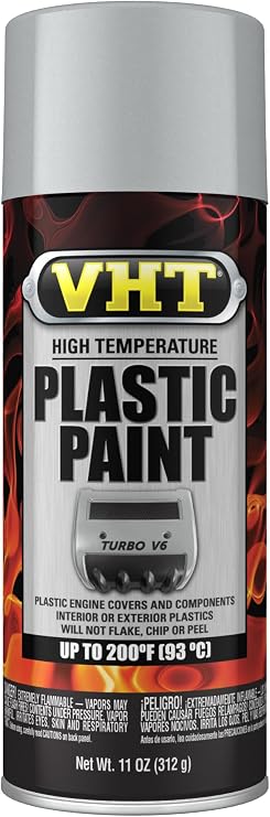 VHT High Temperature Plastic Paint, Aluminum, 11 oz