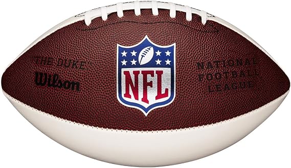 Wilson NFL Mini Autograph Football - Mini, Brown/White