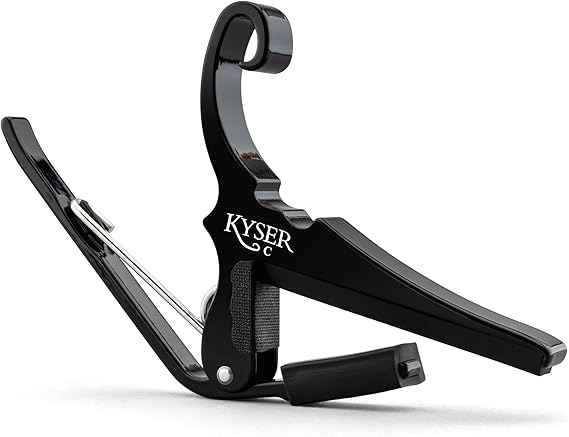 Kyser Quick-Change Capo for classical/flamenco guitars, Black, KGCB