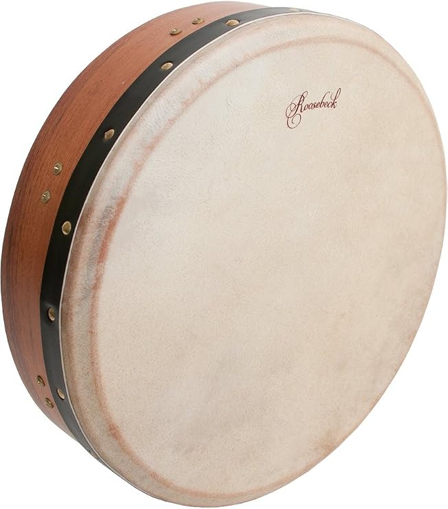 14" Red Cedar Bodhran Drum - Crossbar