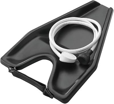 Dompel Washing Tray For Long and Short Hair For Beauty Saloon, Barbershop and Home, includes Faucet with hose Model 327