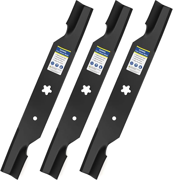 GICOOL Z254F High Lift Mower Blades for Husqvarna Craftsman 54 Inch Mower