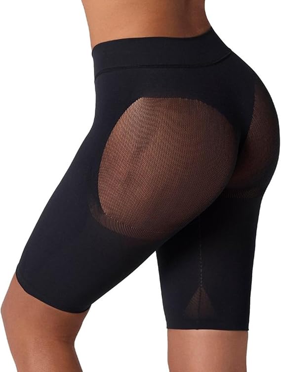 Leonisa Seamless Shapewear High-Waisted Butt Lifting Capri or Shaper Shorts Thigh Slimmer Girdle for Women Tummy Control