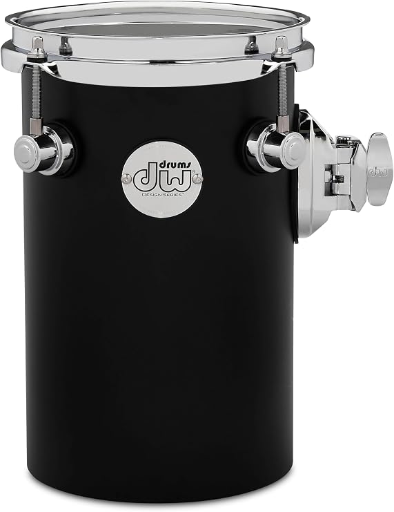 DW Design 12 x 6-inch Rata Tom with TB12, Black Satin