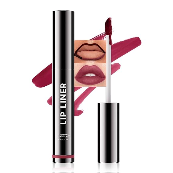 Lip Stain- Lip Stain Peel Off Gifts for Women Mom Wife, Lip Gloss Transfer-Resistant Waterproof Smudge-Proof Moisturizing, Lip Tint All-Day Color Hold (Mauve)