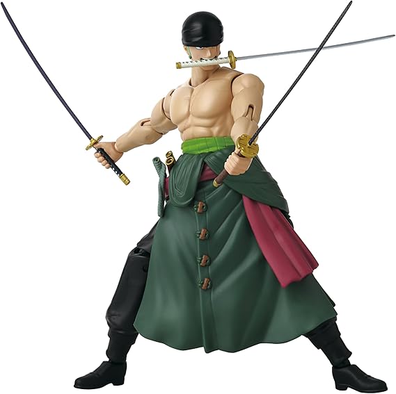 Anime Heroes - One Piece - Roronoa Zoro Three Sword Style Action Figure