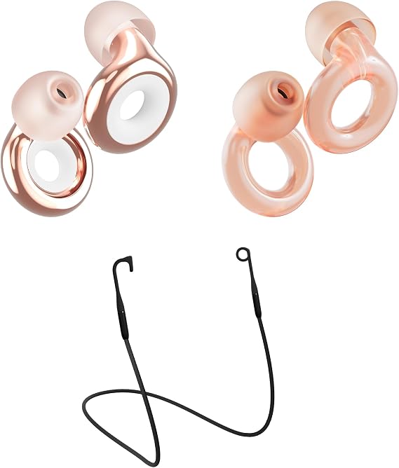 Loop Earplugs Social Link Bundle (2-Pack) Experience 2 Plus + Engage 2 Link | Reusable Ear Plugs for Focus, Noise Sensitivity, Music, Events, Parenting & More | 16 dB/18 dB Noise Reducti