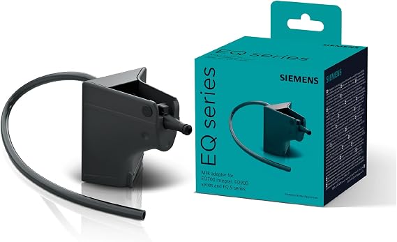 SIEMENS Milk container adapter TZ70001 is specially developed for the use of external milk containers, EQ.700 fully automatic coffee machines, original accessory, dishwasher safe, dishwasher safe