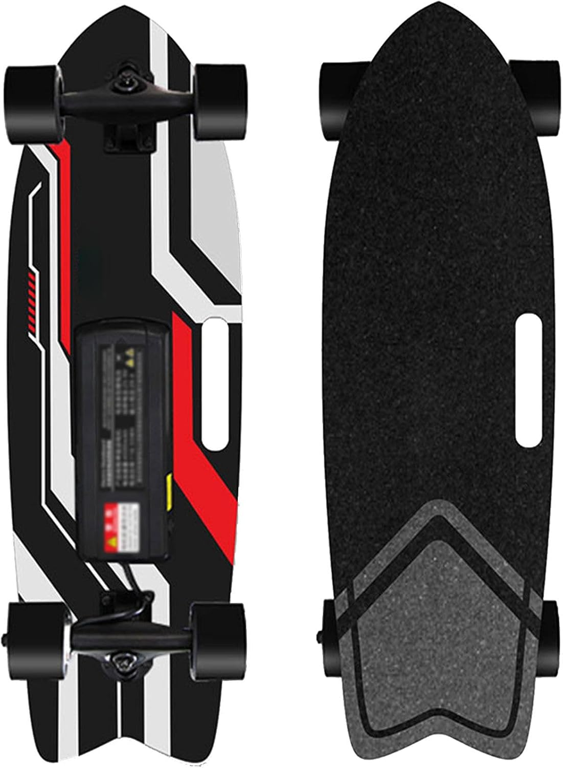 Electric Skateboard, 7 Layers Maple Electric Longboard, Electric Skateboards for Adults,Wireless Remote Control, 22-40km/H Top Speed, 80-150kg Load Capacity Single-Drive-15km