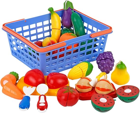URT007-SPT-001 42 Pieces with Cuttable Fruit and Vegetable Basket -Unity