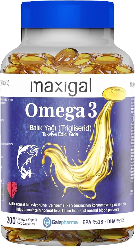 Maxİgal Omega 3 Trİglİserİd 200 KapsÜl