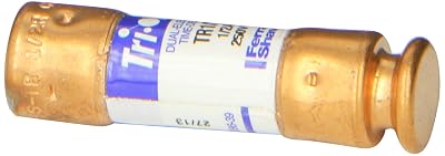 Mersen TR-R Tri-Onic Time-DelayClass RK5 Fuse, 250VAC250VDC, 200kA AC20kA DC, 12 Ampere, 916 Diameter x 2 Length