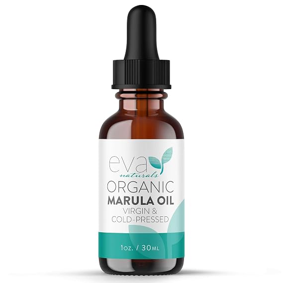Eva Naturals Marula Oil 100% Pure Cold Pressed, Face, Hair & Body, 1 oz