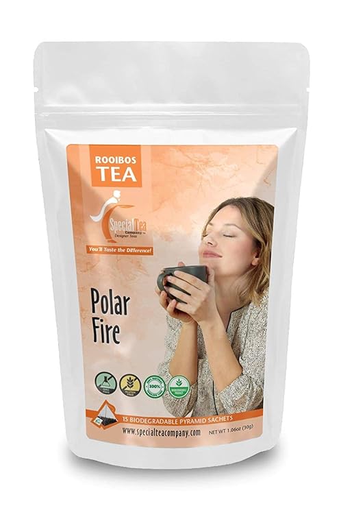 Polar Fire Rooibos Tea Pyramid 15 Sachets