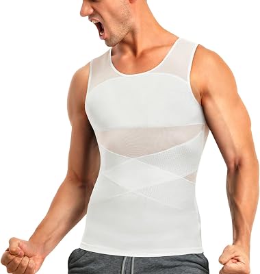 Sculptcore - Shaper Vest 2.0, Sculptcore - Mens Body Shaper, Sculptcore Tank Men Compression Shirts