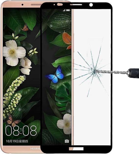 HONGYAN Tempered Film for Huawei for Huawei Mate 10 Pro 9H Surface Hardness 2.5D Curved Edge HD Explosion-Proof Tempered Glass Screen Protector(Black) Screen Protective Film (Color : Black)