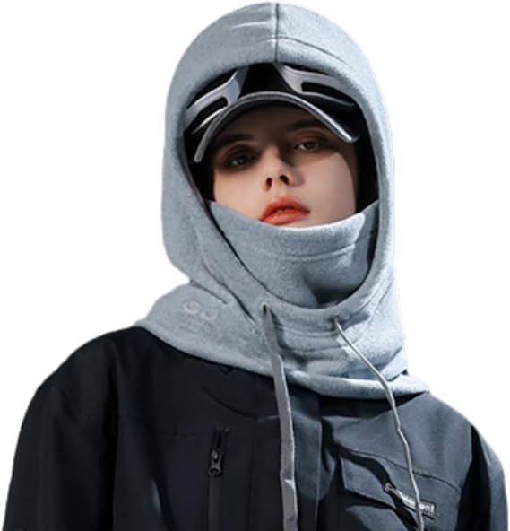 Balaclava Fleece Ski Mask for Men Women Winter Face Masks Windproof Hooded Scarf Cold Weather Hat Neck Warmer