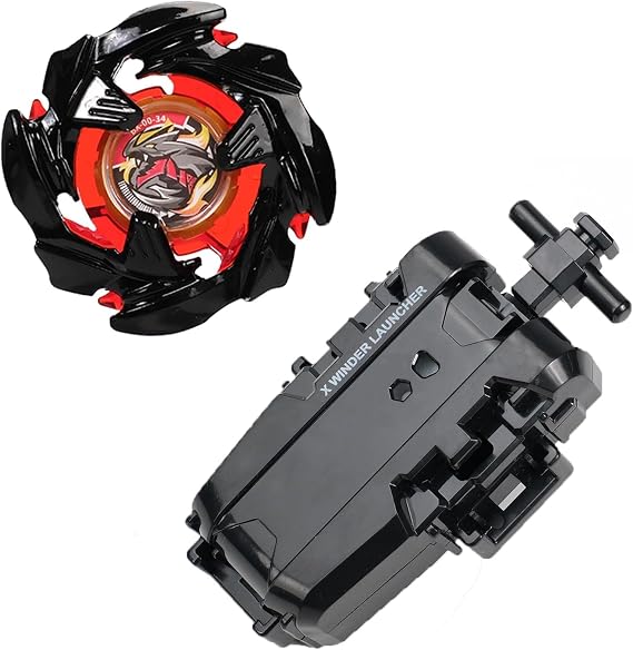X Top with String Launcher Set, Left Spinning Attack Type Top Ages 6+