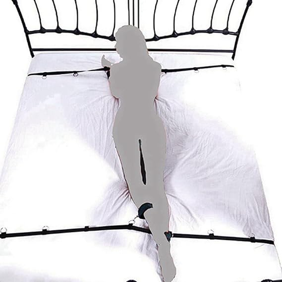 Restraints for Ankles and Wrist Queen Size Bed Restraint Ropes & Lanyards Sex Resistance Bands Women Full Size Bed Bondaged Rope Cord & Rope Bondaged Restraints Sex Set for Bed Bonage Kits Sweater
