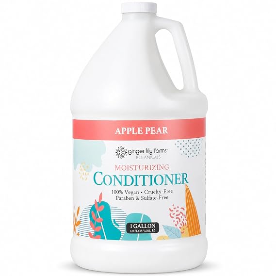 Ginger Lily Farms Botanicals Conditioner, 128oz, Apple Pear