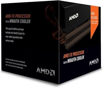 AMD FX 8-Core Black Edition FX-8350 Processor with Wraith Cooler FD8350FRHKHBX