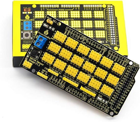 KEYESTUDIO MEGA Sensor Shield V1 for Arduino MEGA R3 2560 Prototype Board Projects