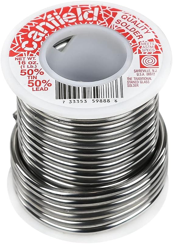 50/50 solder for stained glass 1 Lb Spool