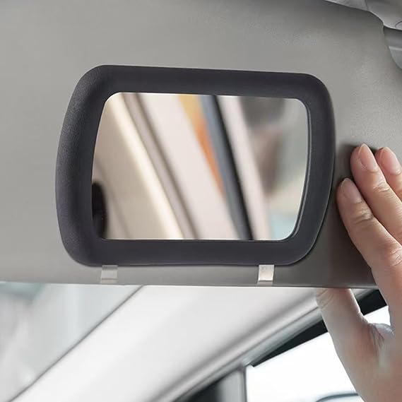 Car Visor Vanity Mirror for Smart 451 Brabus Smart 453 fortwo forfour Car Interior Rear View Cosmetic Mirror