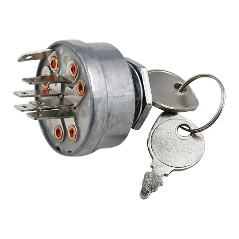 430-110 Ignition Switch AM38227 Compatible with John Deere Lawn Tractor Mower S910, S930, 108, 111, 111H, 112L, 116, 116H, 316, 318, 420, GS25, GS30, GS45, GS75, HD45, HD75