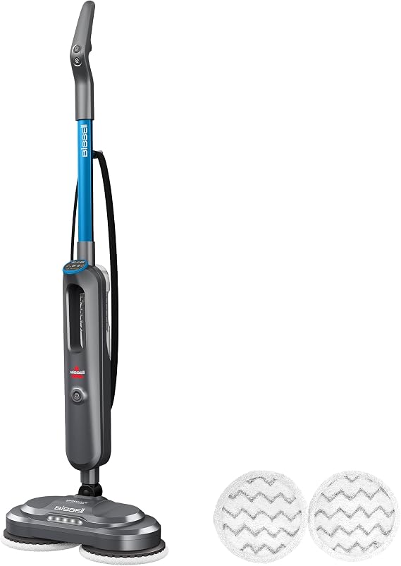 BISSELL Spinwave SmartSteam Steam Cleaner Mop, Swivel Steering, 3897A