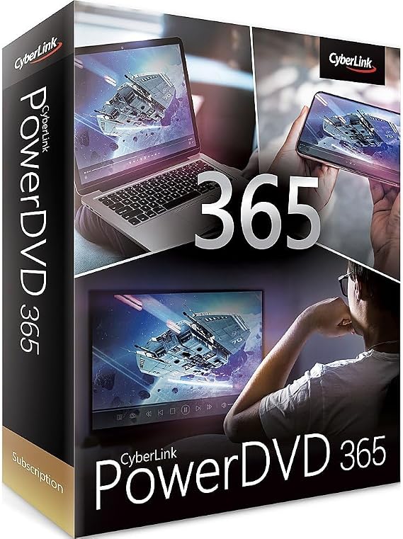CyberLink PowerDVD 365 - 1 Year Subscription