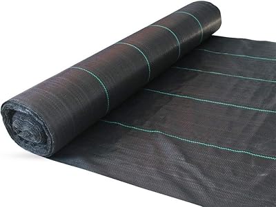 Agricultural Anti Grass Cloth, Black Plastic Weed Barrier Mat, Weed Control Mulch, Ground Cover Membrane for GardenFarm VegetablesGreenhouseOrchard Color : 1.5M Width, Size : 10M