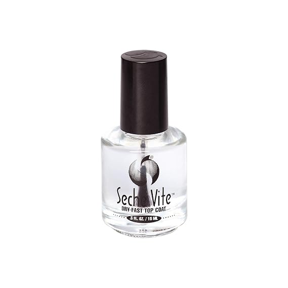 Seche Vite Dry Fast Top Coat for Nail Polish and Manicure