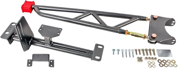 BMR Suspension TA013H Torque arm, tunnel mount, stock exhaust, w/o DSL Black Hammertone 1993-2002 4th Gen F-Body