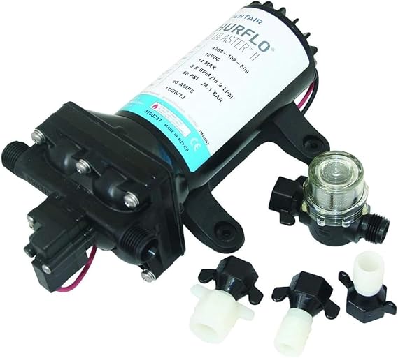 PENTAIR SHURFLO 4248-153-E09 Pro Blaster II Deluxe 4.0 Marine Washdown Pump