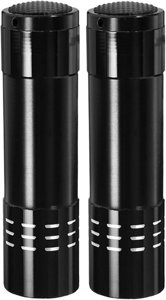 Money 2 Pieces Flashlight Shape Secret Compartment for Cash Valuables