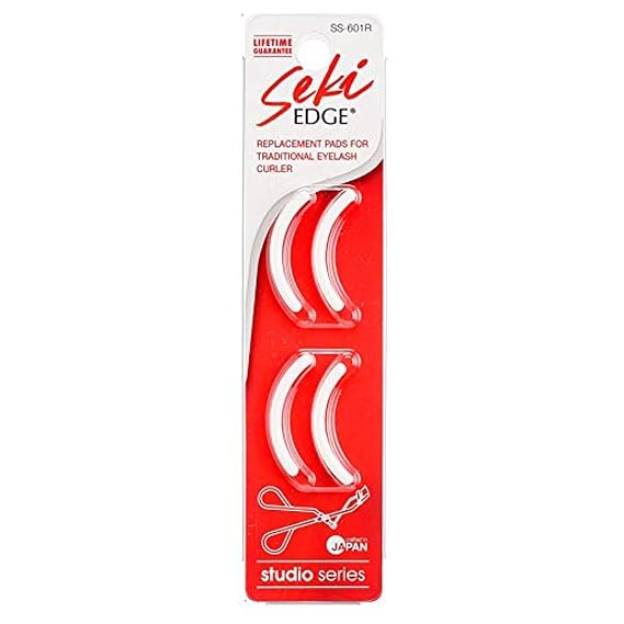 Seki EDGE Eyelash Curler Replacement Pads, SS-601R, 4 Count