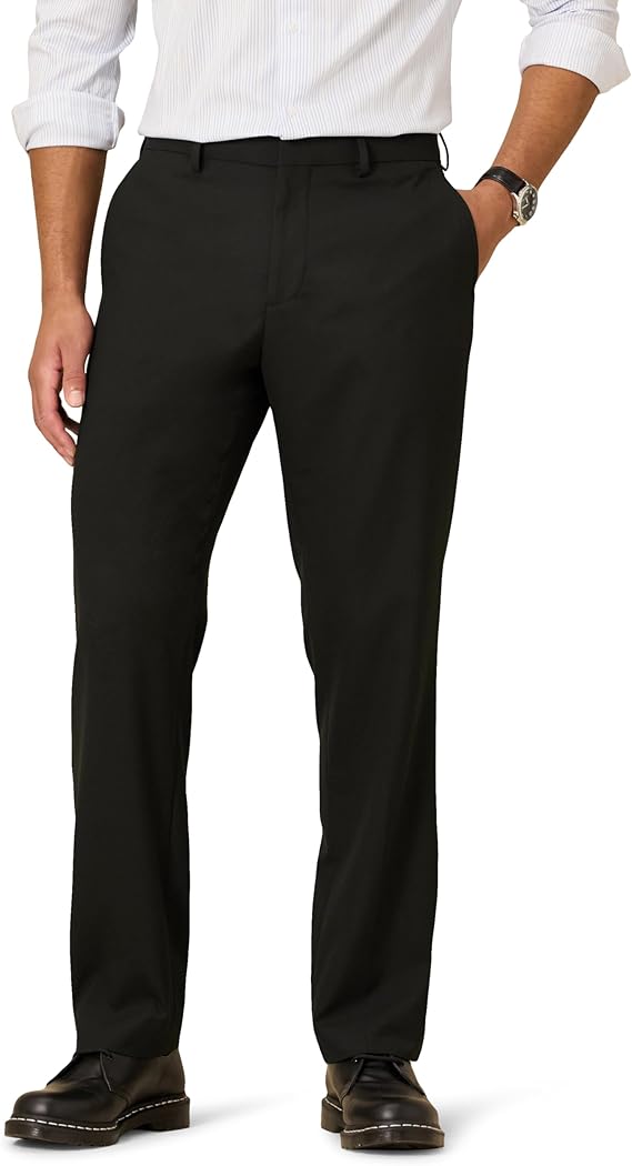 Amazon Essentials Men's Classic-Fit Wrinkle-Resistant Stretch Dress Pants