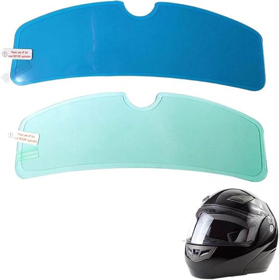 Pinlock Visor Insert, Helmet Visor Anti-Fog Film, Anti Water Clear Protective Motorbike Helmet Visors Film, Universal Motorcycle Helmet Cover Film for Motorbike Helmet Cover 2PCS