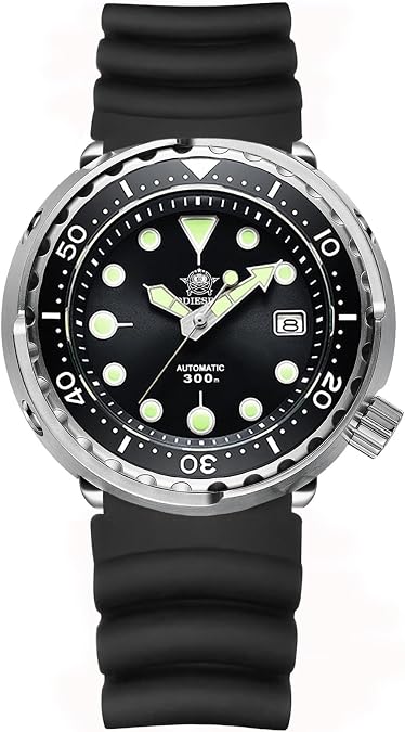 ADDIESDIVE 41 MM Large Face Dive Watches for Men Automatic Wristwatch NH35a